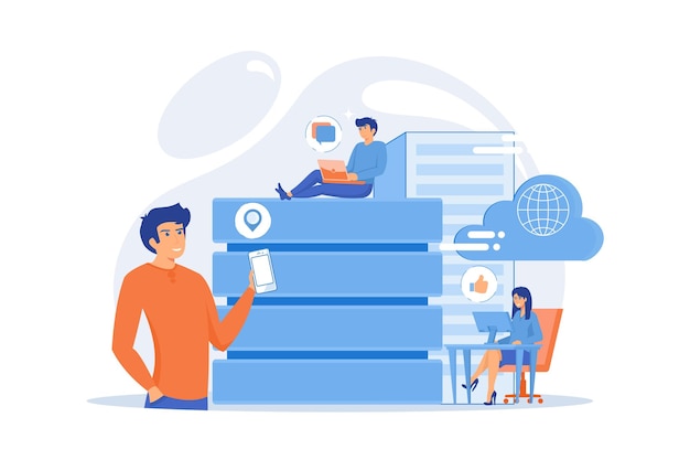 Internet users proxy server using big data Anonymity on internet and data protection online privacy