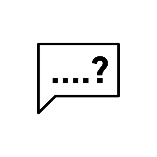 Interrogation icon set ask question help button vector symbol information faq query web sign why icon