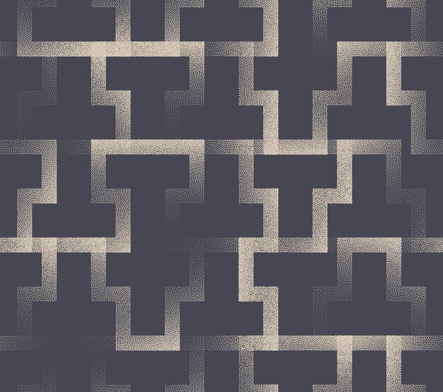 intricate lines oriental ornament seamless pattern vector abstract background