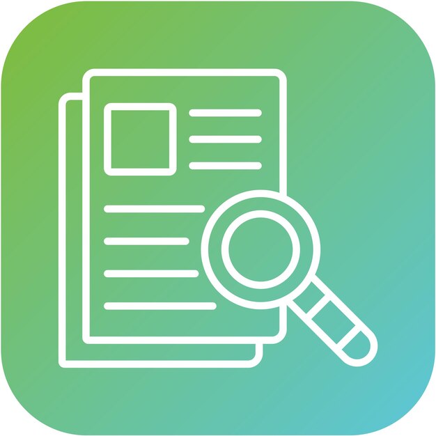 investigation icon style