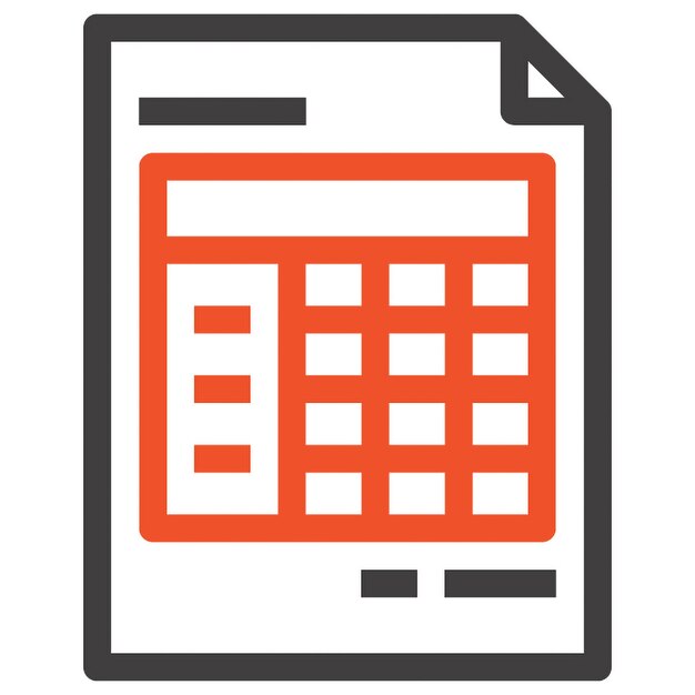 invoice icon concept