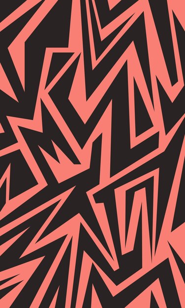 Irregular abstract stripes pattern wallpaper