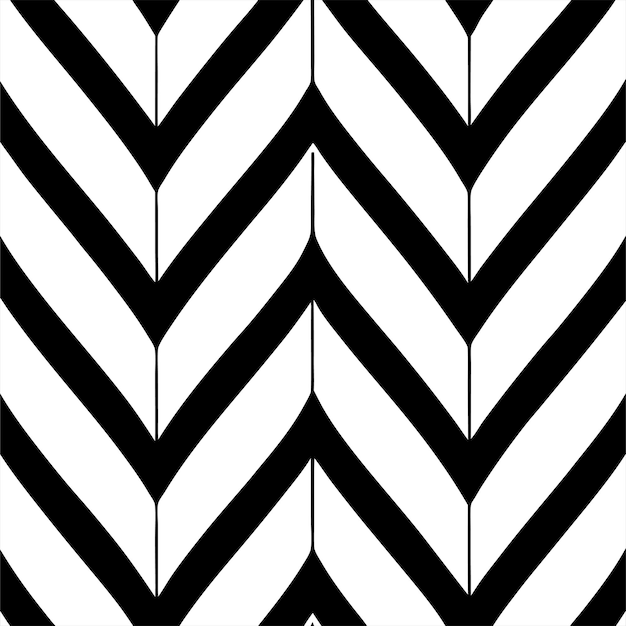 Irregular Black Striped Pattern Seamless Hand Drawn Lines Vector