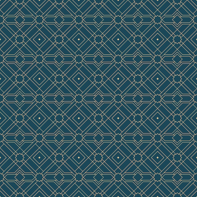 islamic geometric seamless pattern background wallpaper in luxury batik style