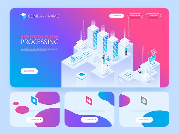 isometric big data flow processing