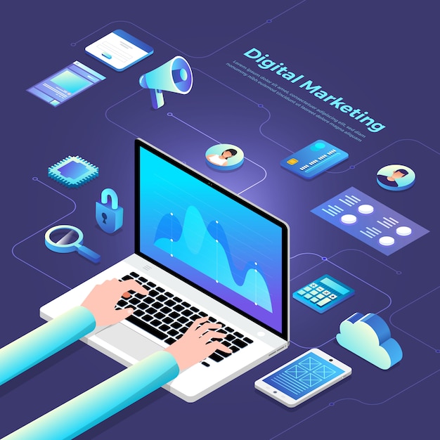 Isometric Digital Marketing