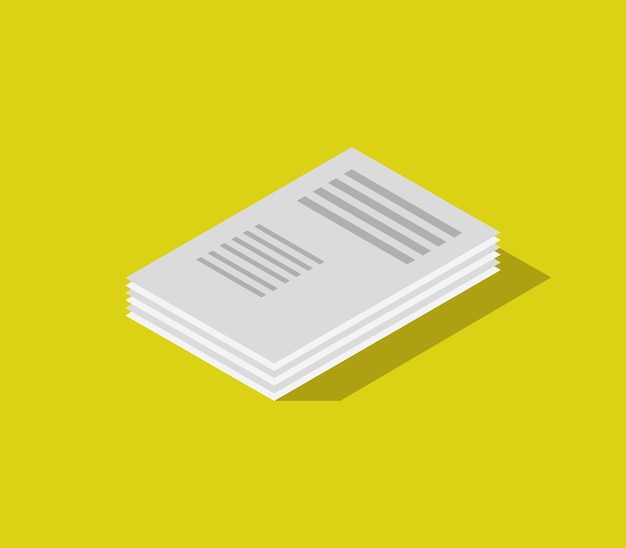 Isometric paper sheets