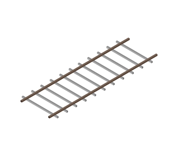 Isometric train track