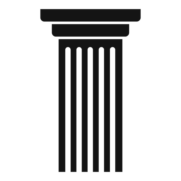 Italian column icon Simple illustration of italian column vector icon for web