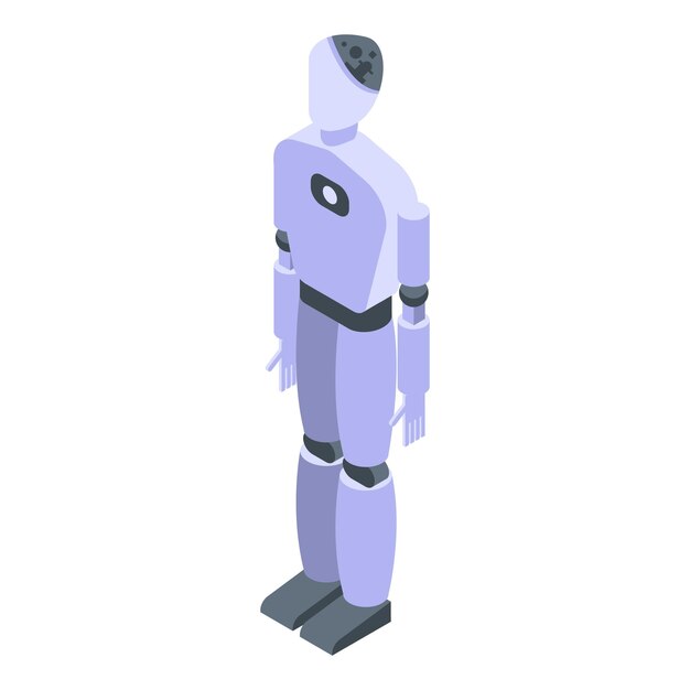 Japan humanoid icon Isometric of japan humanoid vector icon for web design isolated on white background