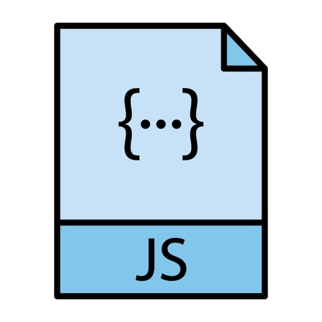 Javascript File Flat Illustration