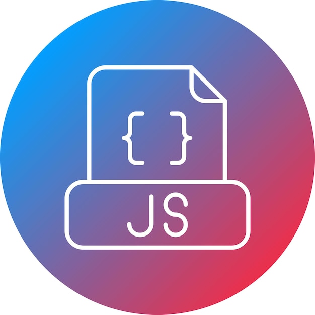 javascript file icon vector image can be used for computer programming