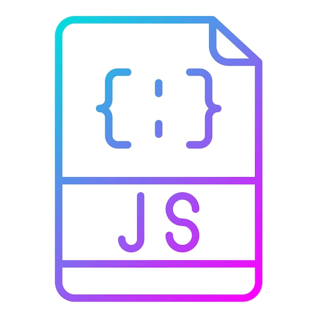 javascript file vector illustration style