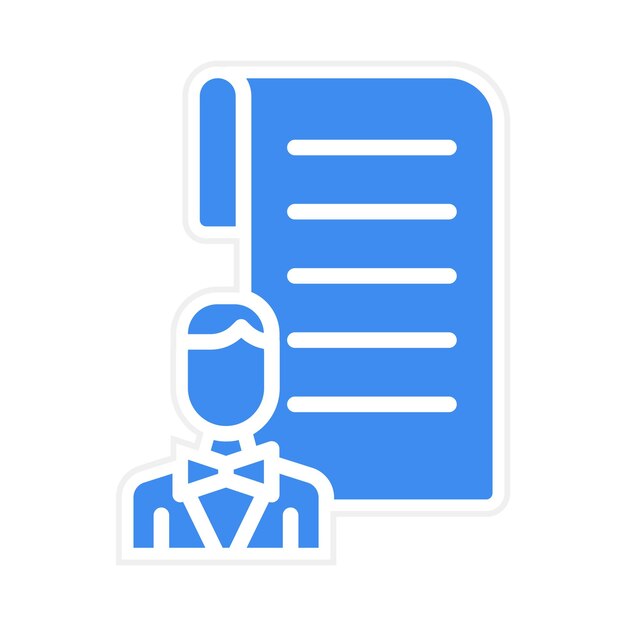 job application icon vector image can be used for job fair