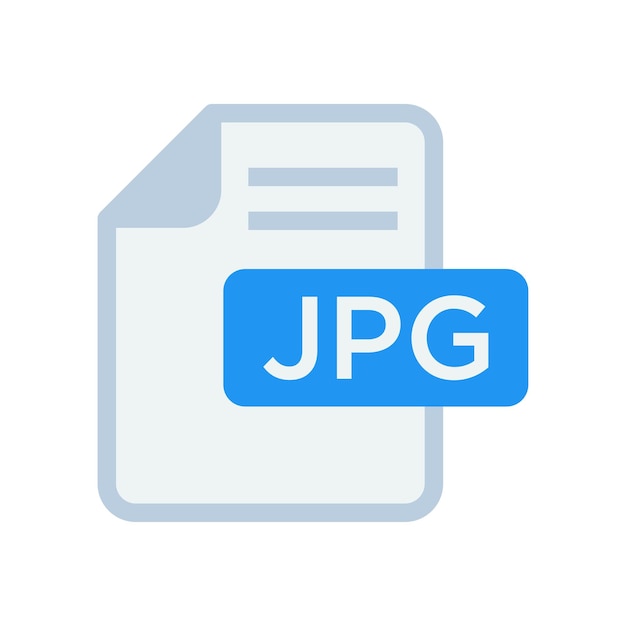 jpeg icon design vector template