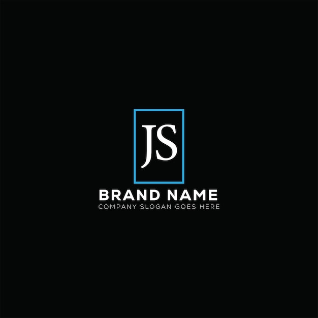 JS letter logo design JS business and real estate monogram logo vector template