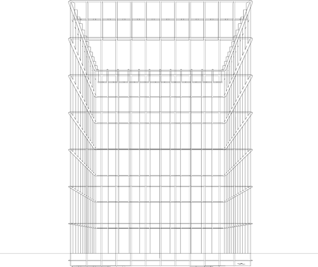 Kết xuất 3D tòa nhà theo concept