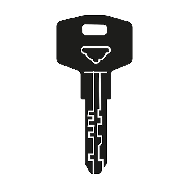 Key icon vector Lock or unlock sign