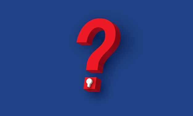 Keyhole in Question sign Business problem Concept inspiration business