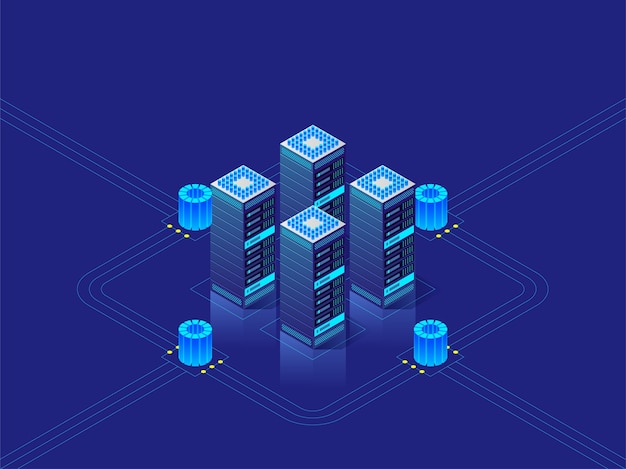 Khái niệm công nghệ cao Isometric