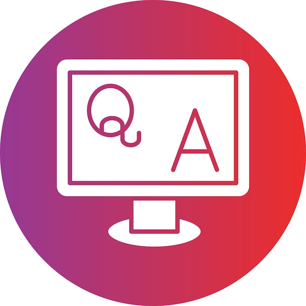 Kiểu Biểu Tượng QA Thiết Kế Vector
