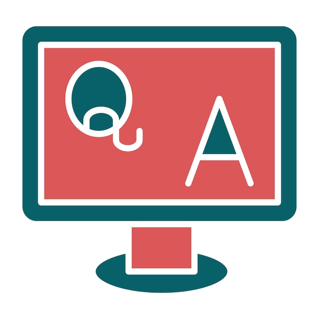 Kiểu Biểu Tượng QA Thiết Kế Vector