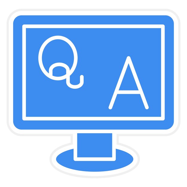 Kiểu Biểu Tượng QA Thiết Kế Vector