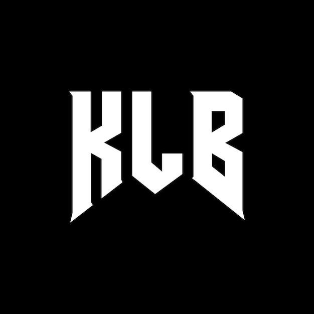 KLB letter logo design for technology company KLB logo design black and white color combination KLB logo KLB vector KLB design KLB icon KLB alphabet KLB typography logo design