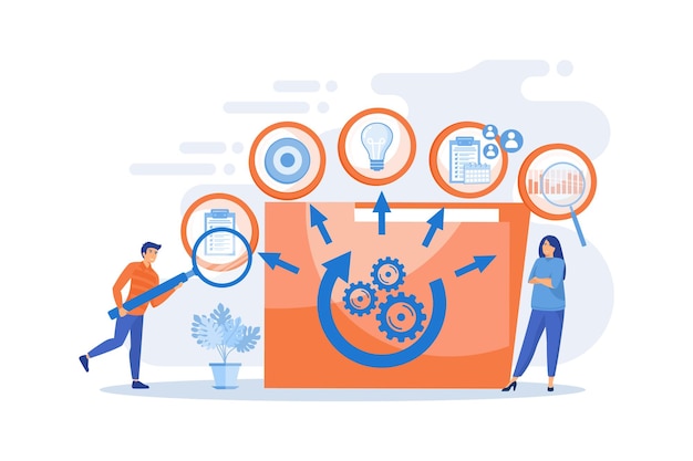 KPI and task management. Workflow optimization. Project life cycle, successful project management,