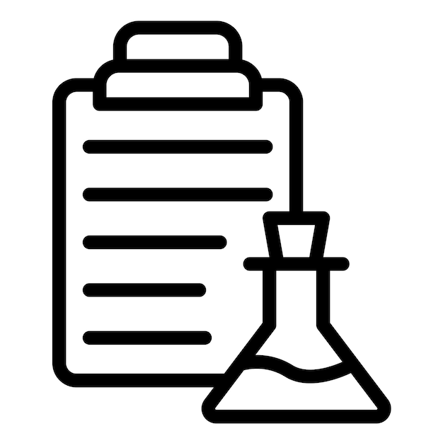 Lab Data vector icon illustration of Lab iconset