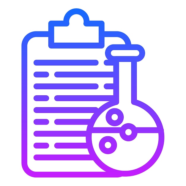 Lab Data Vector Illustration