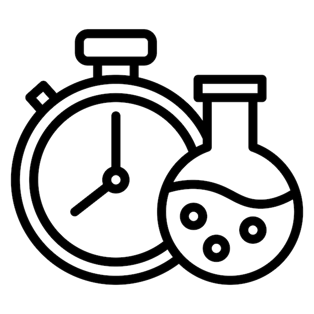 Lab Timer icon vector image Can be used for Virtual Lab
