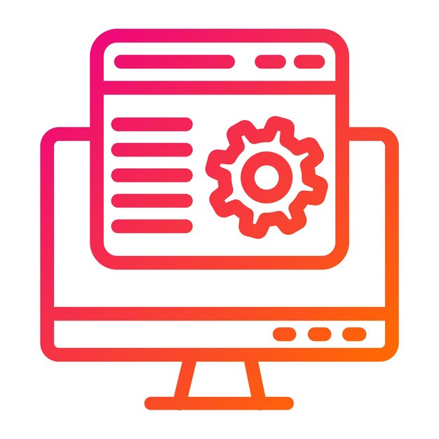 Landing page Vector Icon Design Illustration