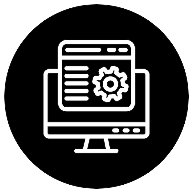 Landing page Vector Icon Design Illustration