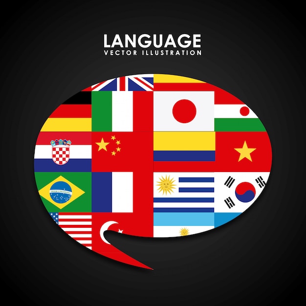language poster design