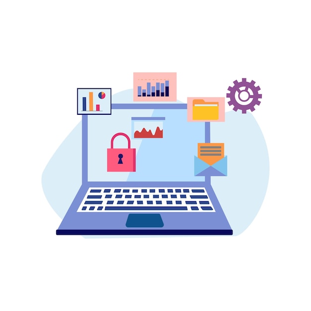 Laptop data is password protected