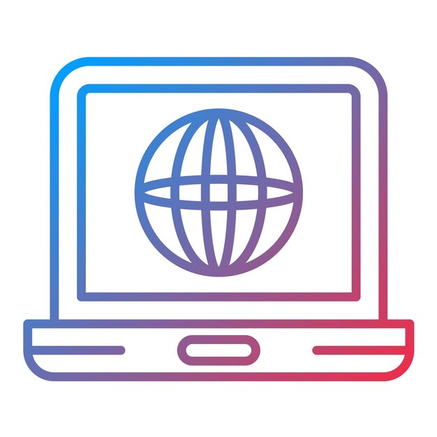 Laptop icon vector image Can be used for Diplomacy