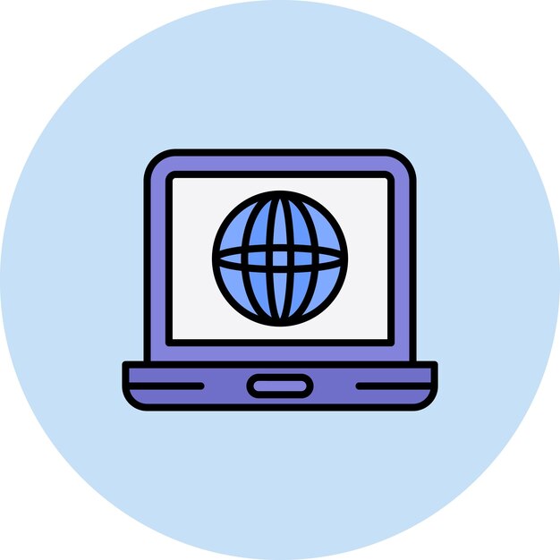 Laptop icon vector image Can be used for Diplomacy
