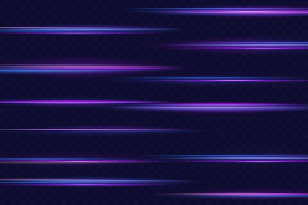 laser beams luminous abstract sparkling isolated on a transparent background