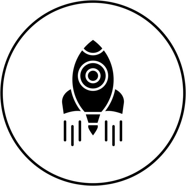 launch icon vector image can be used for agile