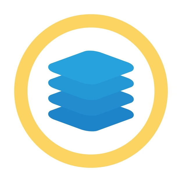 Layers Flat Illustration