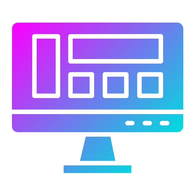 Layout Vector Icon Design Illustration