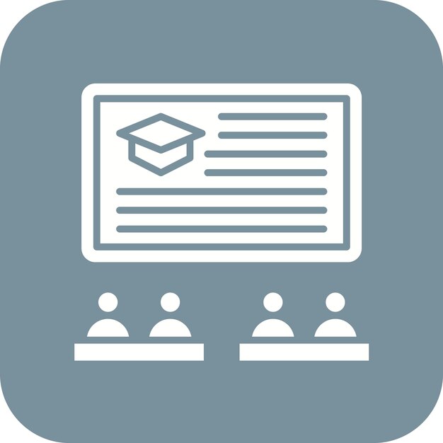 Lecture icon vector image Can be used for School