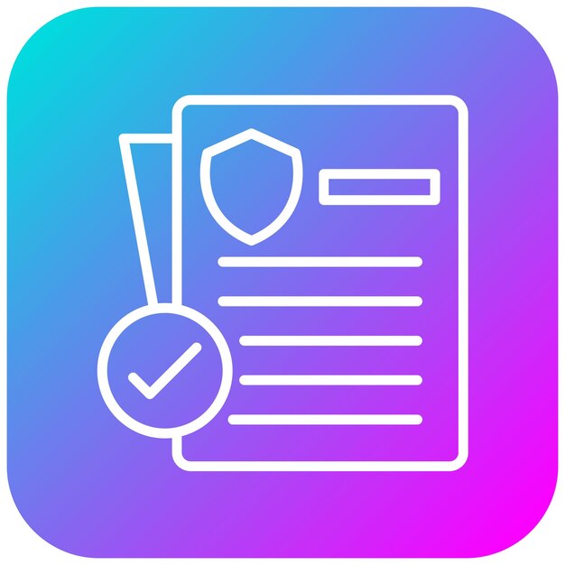 Legal Compliance vector icon Can be used for Survey iconset