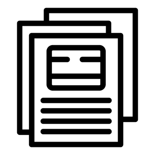 lesson spanish icon outline vector espanol session