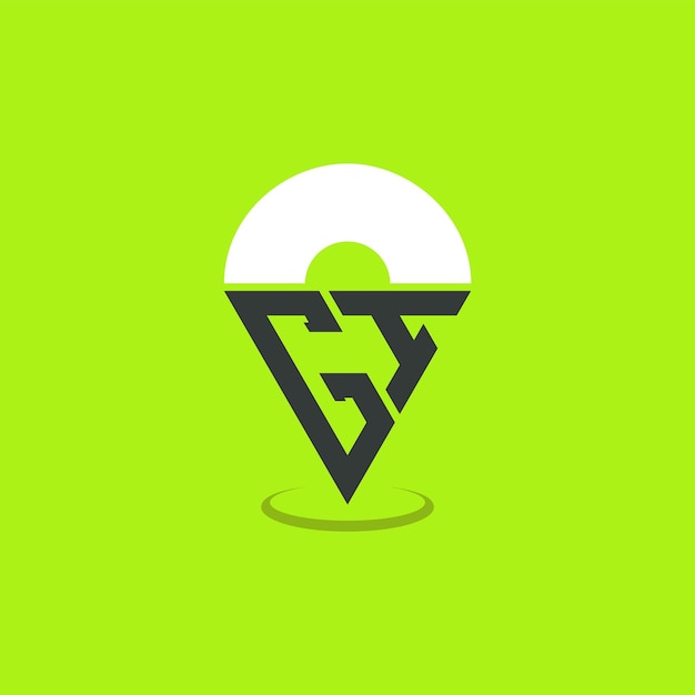 letter gi location logo design modern initials gi pinpoint logo for navigation map apps and location based businesses