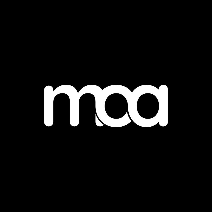 Vector letter moa initial logo monogram typography