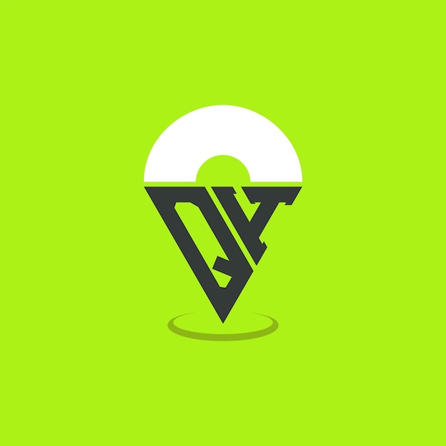 letter qh location logo design modern initials qh pinpoint logo for navigation map apps and location based businesses