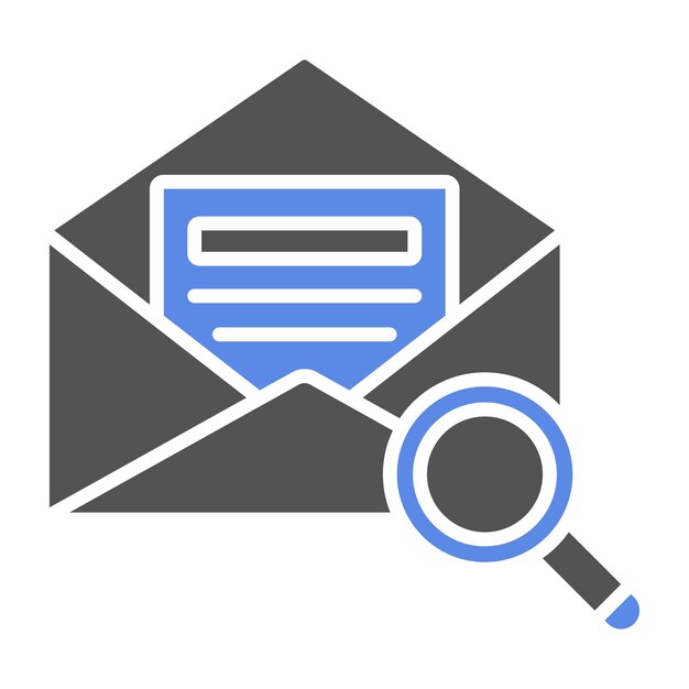 Letter Scanning Icon Style