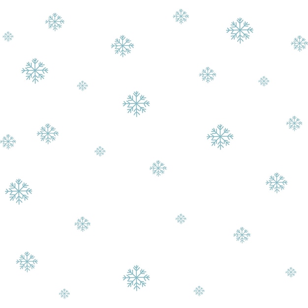 light blue snowflake pattern on white background winter background design for christmas